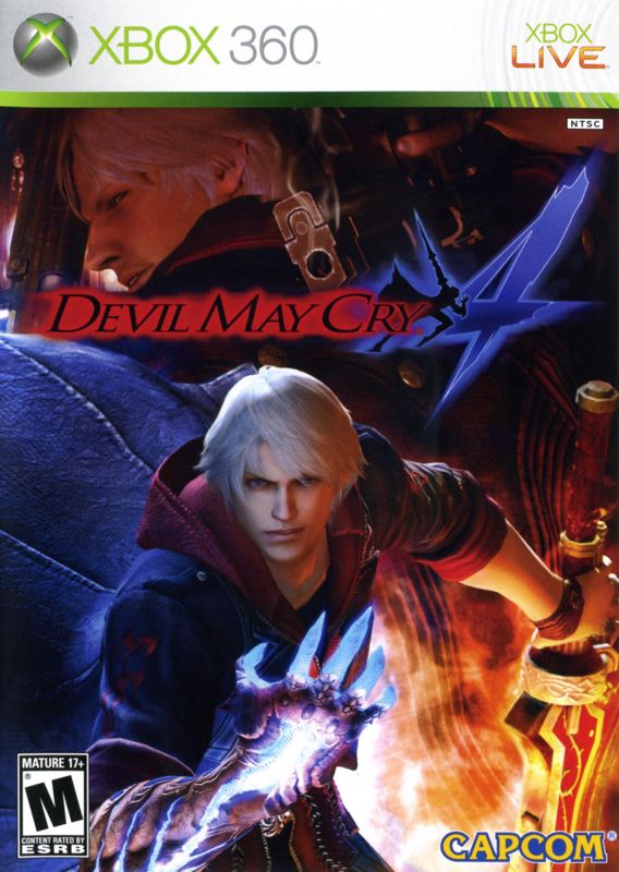 Devil May Cry 4 box art for Xbox 360